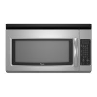 Whirlpool WMH1162XVB - 1.6 Cubic Foot Microwave User Instructions
