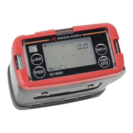 Riken Keiki SC-8000 Operating Manual