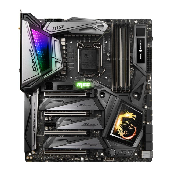 ekwb EK-Momentum MSI Z390 MEG GODLIKE Installation Manual