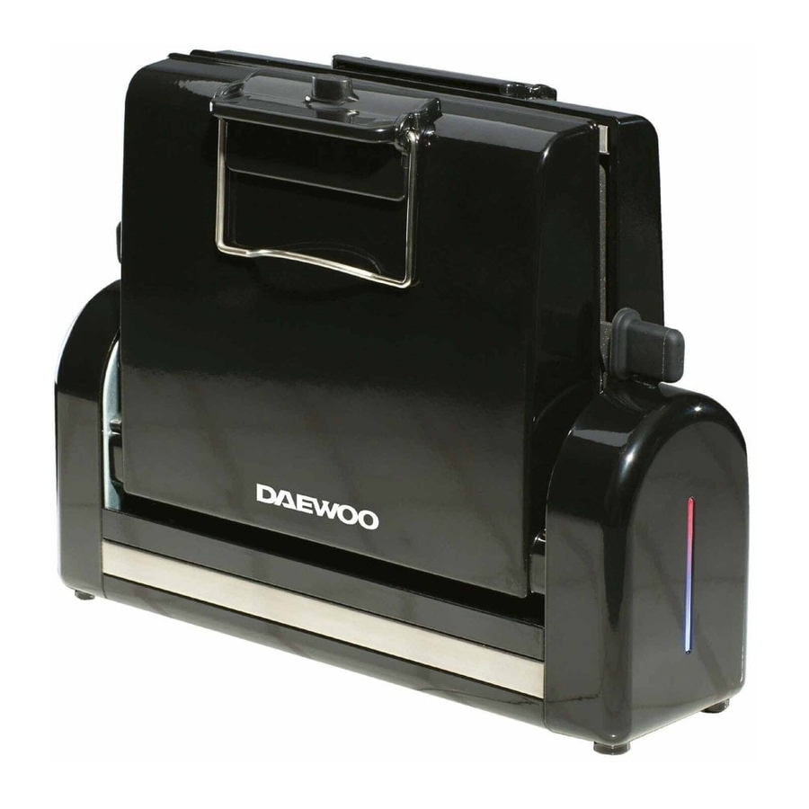 Daewoo Bacon Master SDA1559 Instructions Manual
