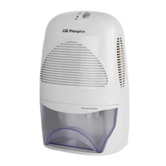 Orbegozo DH 600 Dehumidifier Manuals