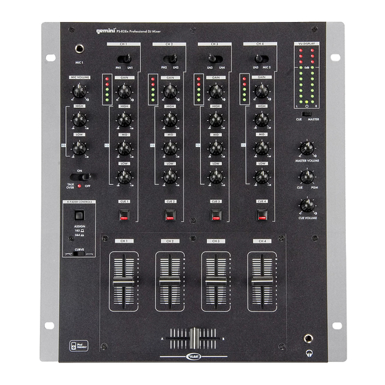 Gemini PS-828X Operation Manual
