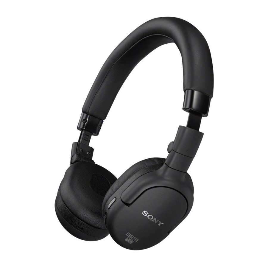 Sony MDR-NC200D Specifications