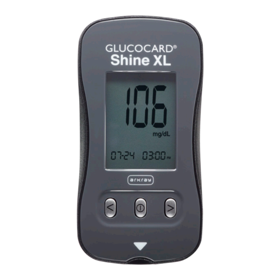 Arkray GLUCOCARD Shine XL User Manual
