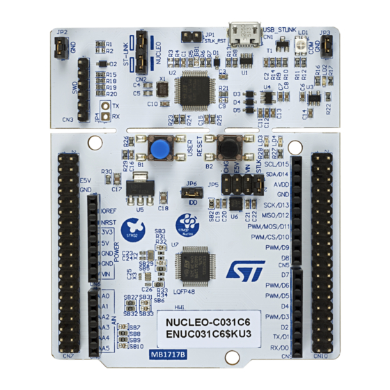 ST STM32 Nucleo User Manual