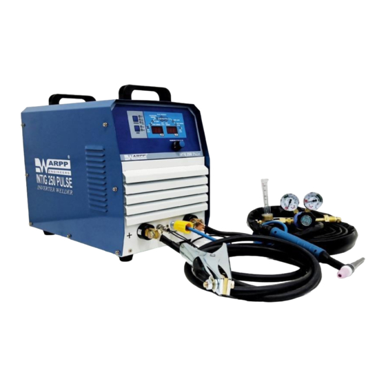 WARPP INTIG 250 PULSE Operation & Maintenance Manual