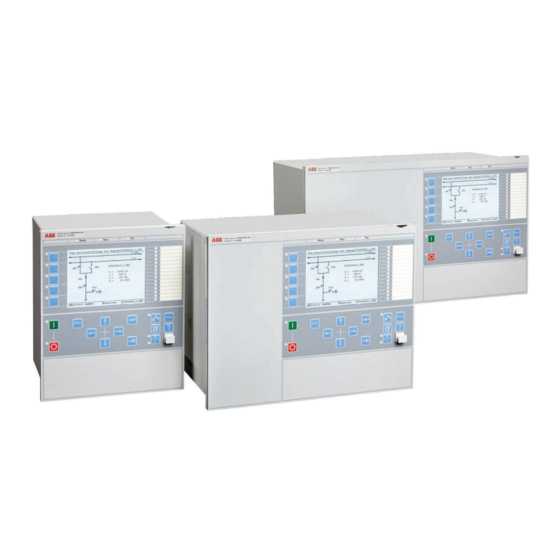 Hitachi Relion 670 Series Quick Start Manual