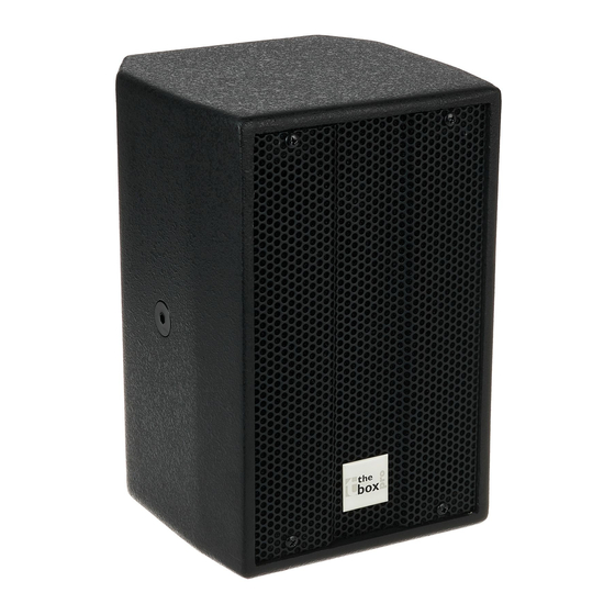 thomann the box Achat 115M User Manual