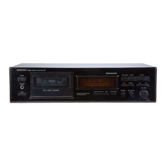 Onkyo TA-6210 Service Manual