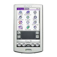 Sony clie PEG-N710C Operating Instructions Manual