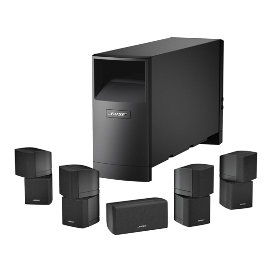 Bose Acoustimass 16 Series II Quick Setup Manual