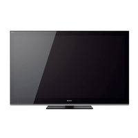 Sony Bravia KDL-60LX900 Operating Instructions Manual