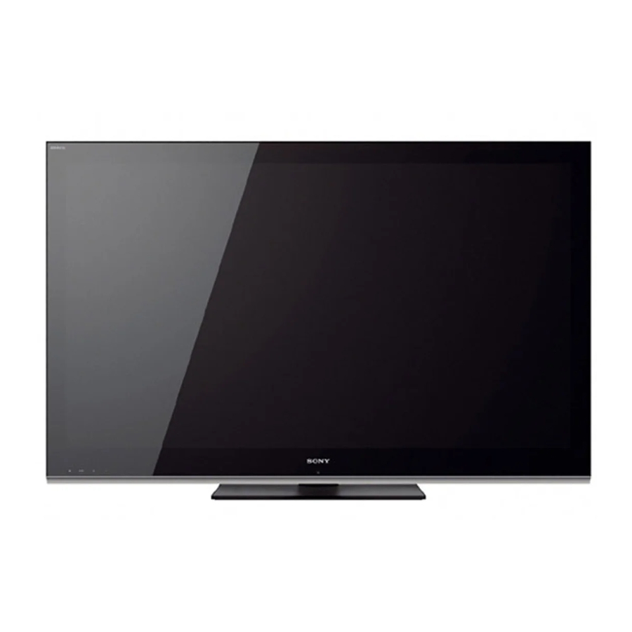 Sony Bravia KDL-60LX900 Manuals