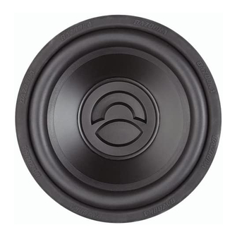 Bazooka RSW1024DVC Installation Manual