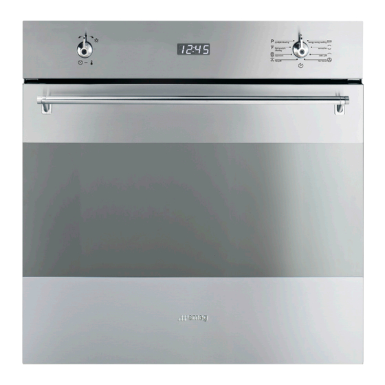 Smeg SFPA309X Quick Manual