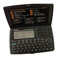 CASIO SF-4900L User Manual
