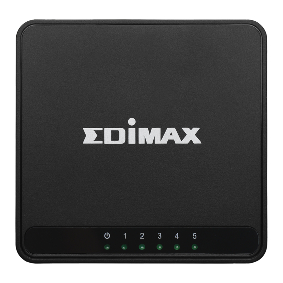 Edimax ES-3305P V3 Quick Start Manual