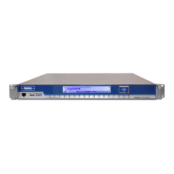 Newtec MDM6000 User Manual