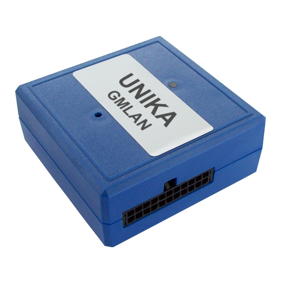 Parrot UNIKA Manual