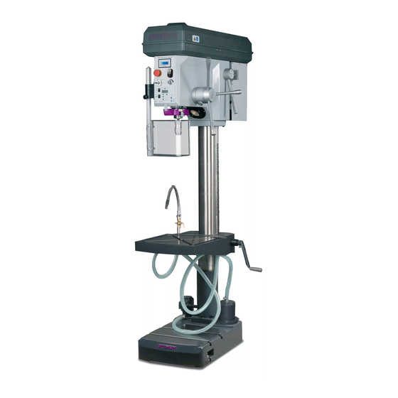 OPTIMUM Maschinen OPTidrill B 34H Operating Manual