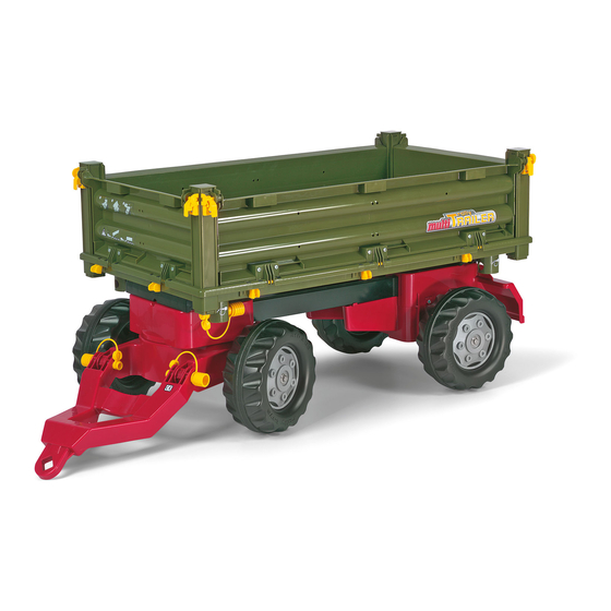 Rolly Toys rollyMulti Trailer Quick Start Manual
