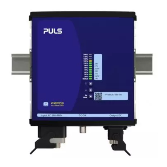 Puls FPT500.241-006-104 Installation Manual