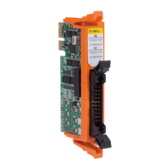 Contec CONPROSYS nano CPSN-DI-16BCL Manuals