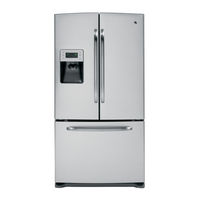 GE GFSF6KEXBB - 25.8 cu. Ft. Refrigerator Owner's Manual And Installation Instructions
