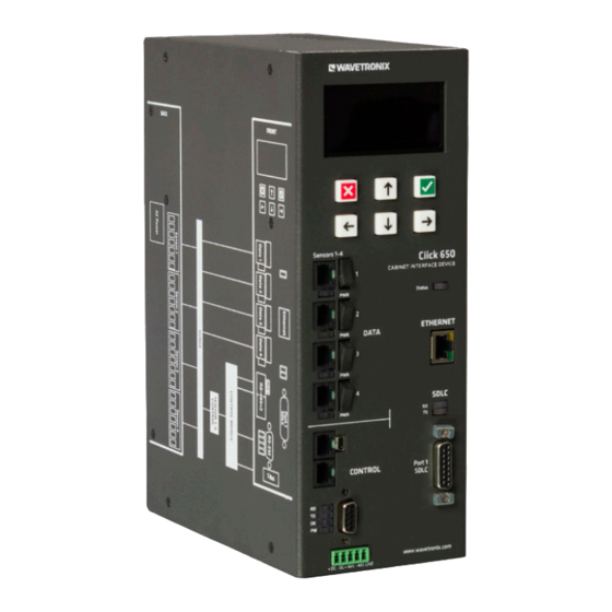 Wavetronix Click 65 Series User Manual