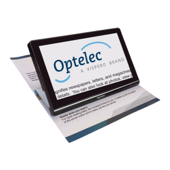 Optelec Compact 8 Setup And User's Manual