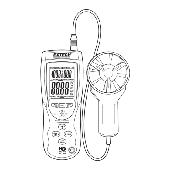 Extech Instruments HD300-NISTL User Manual