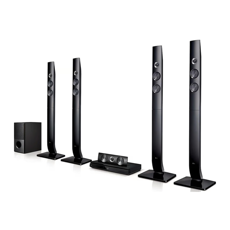 LG LHD70C - DVD Home Theater System Manual