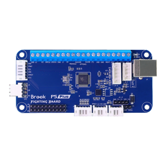 Brook P5 Plus FIGHTIG BOARD User Manual
