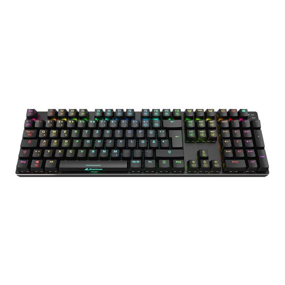 Sharkoon SKILLER SGK36W Manuals