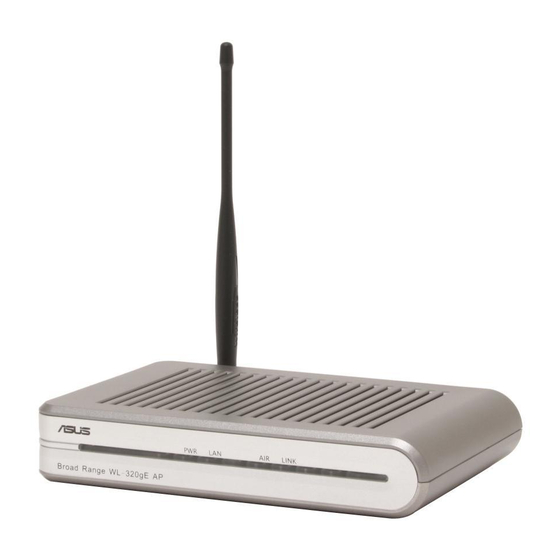 Asus WL 320gE - Wireless Access Point User Manual