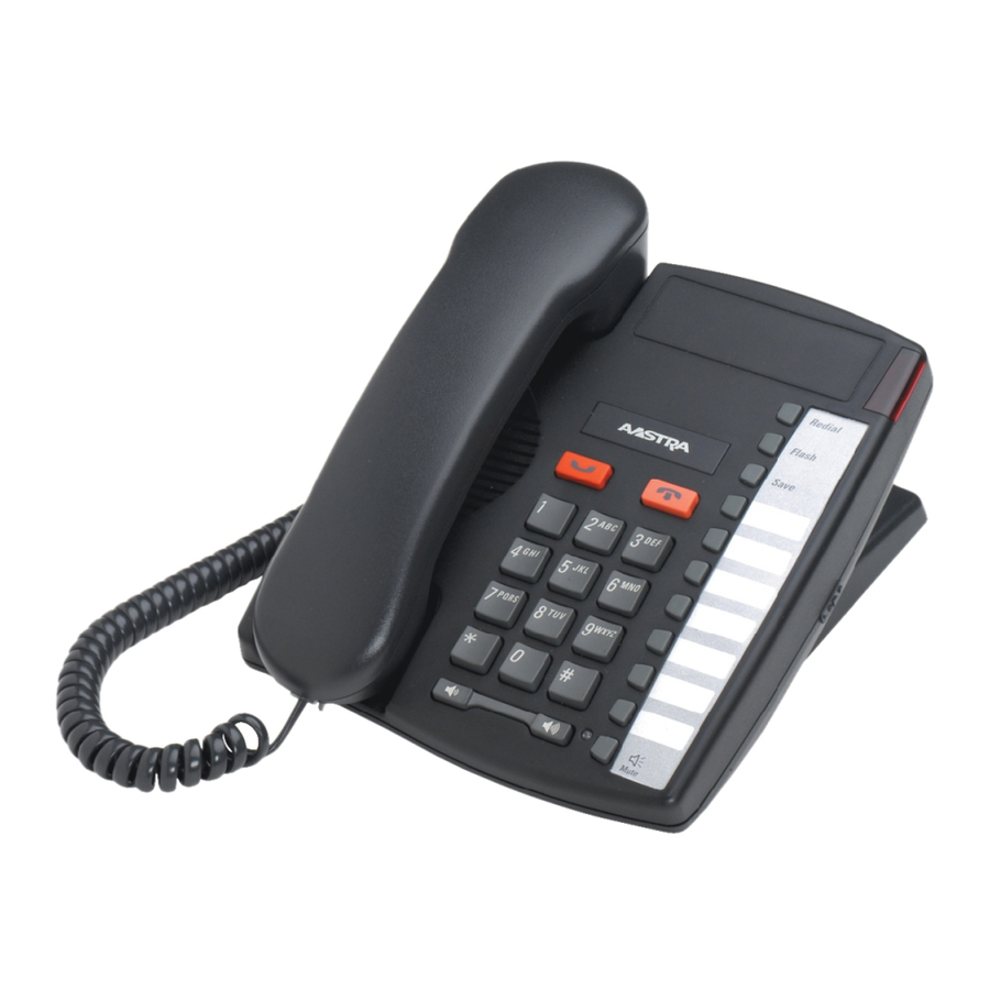 Aastra Telephone 9110 Specifications