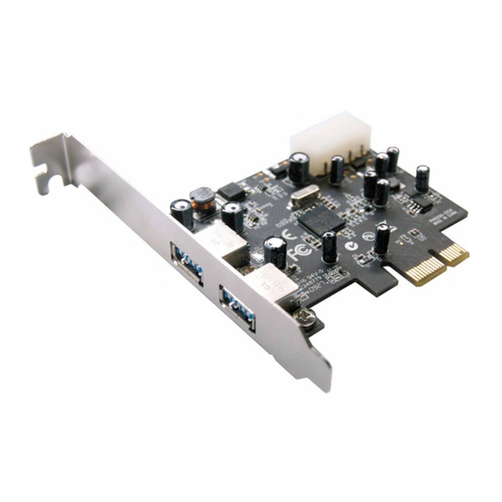 StarTech.com PEXUSB3S2 Instruction Manual