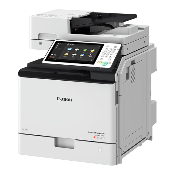 Canon imageRUNNER ADVANCE C355 Series Service Manual