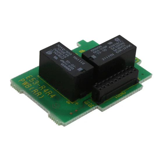 Omron E53-C4R4 User Manual