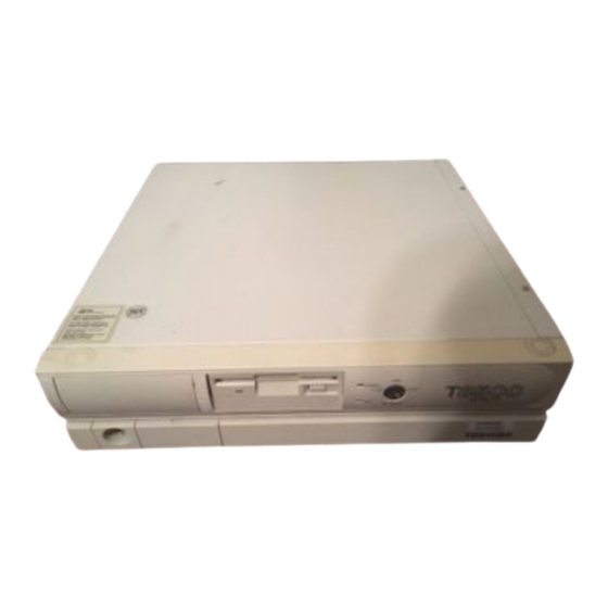 Toshiba T8500 Maintenance Manual