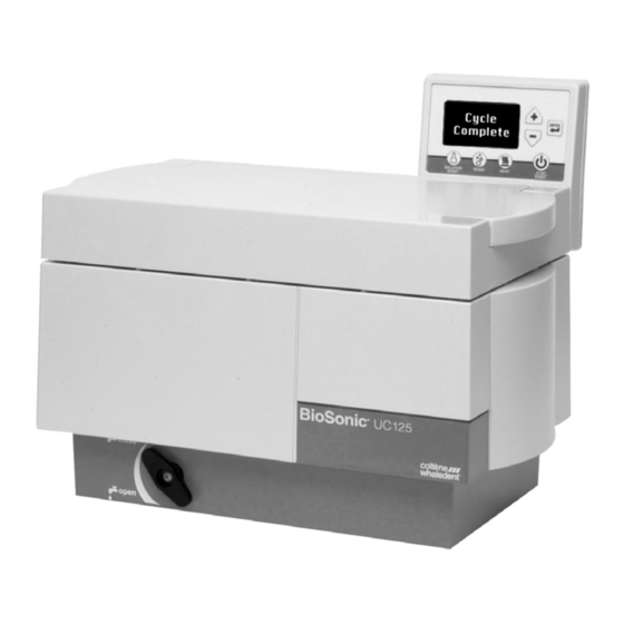 Coltene BioSonic UC125H Owner's Manual