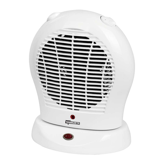 Termozeta TZR16 Fan Heater Manuals