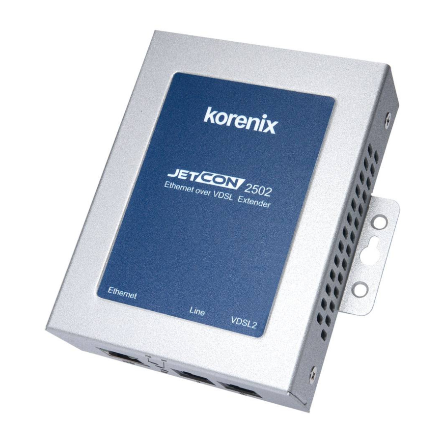 Korenix JetCon 2502 Quick Installation Manual