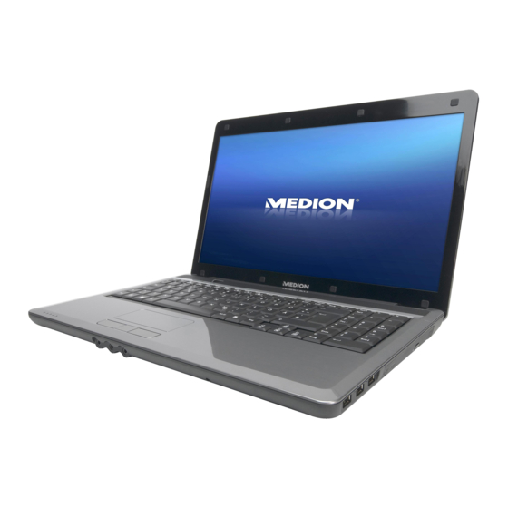 Medion E6210 Quick Reference