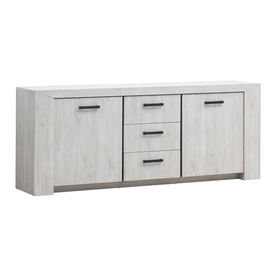 emob ELVIS DRESSOIR 220/SIDE BOARD SB 19024-S5V Assembly Instructions