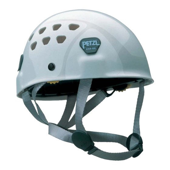 Petzl ECRIN ROC Instructions Manual