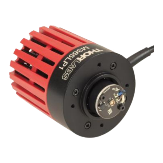 THORLABS M365LP1 Manual