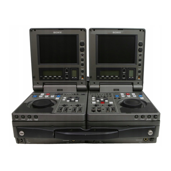 Sony BETACAM SX A220P Operation Manual