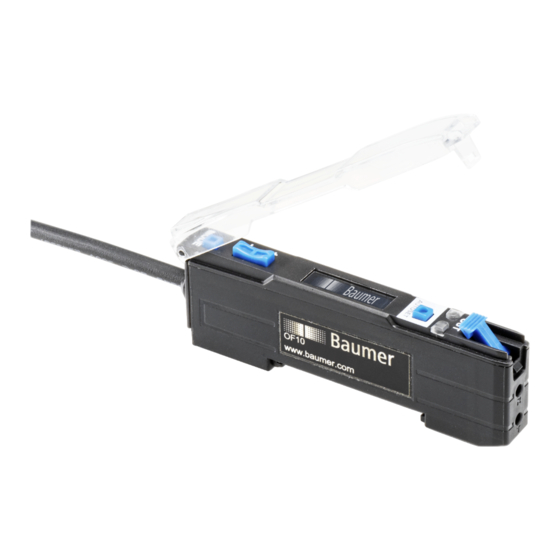 Baumer OF10 Manual