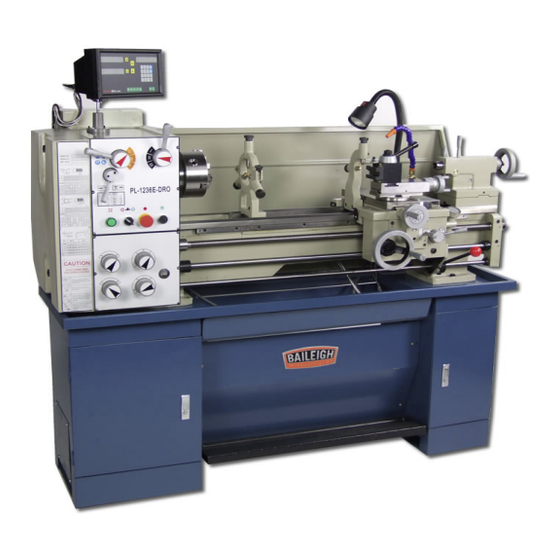 Baileigh PL-1236E-DRO Operator's Manual